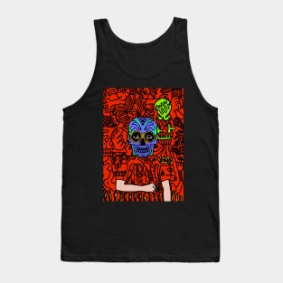 Unique C 3PO Pixel Art Male Character Tee Design Tank Top